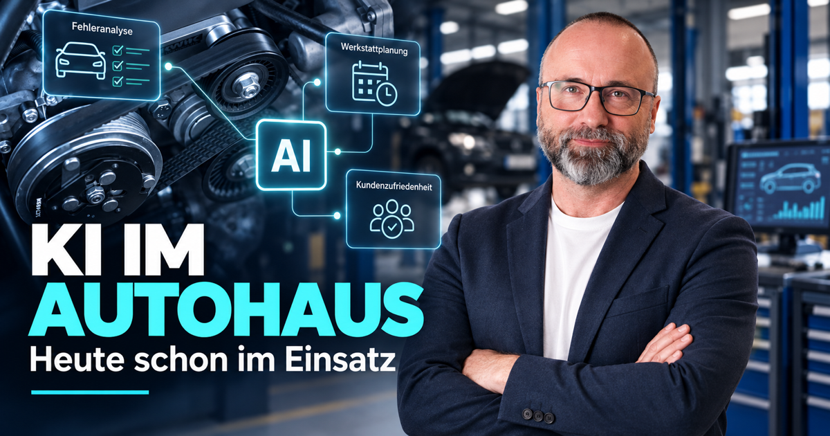 Künstliche Intelligenz im Autohaus und in Werkstätten – Wo sie heute schon hilft und morgen unersetzlich wird